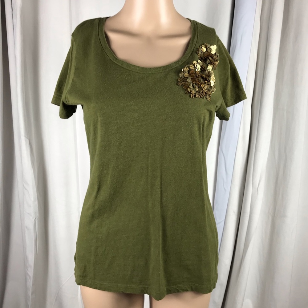 Merona Olive Green T-Shirt Women’s